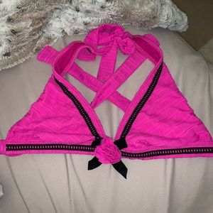 Betsey Johnson halter tie bikini set